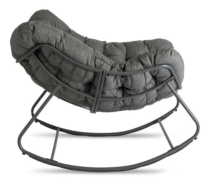 Houpací křeslo Levantado (šedá)