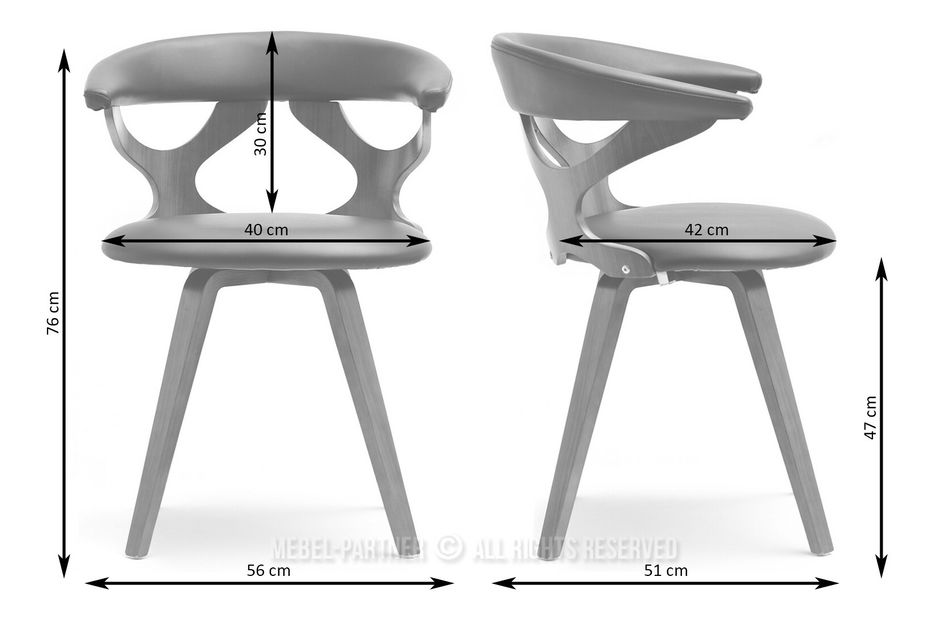 Židle Bender (jasan + dub)