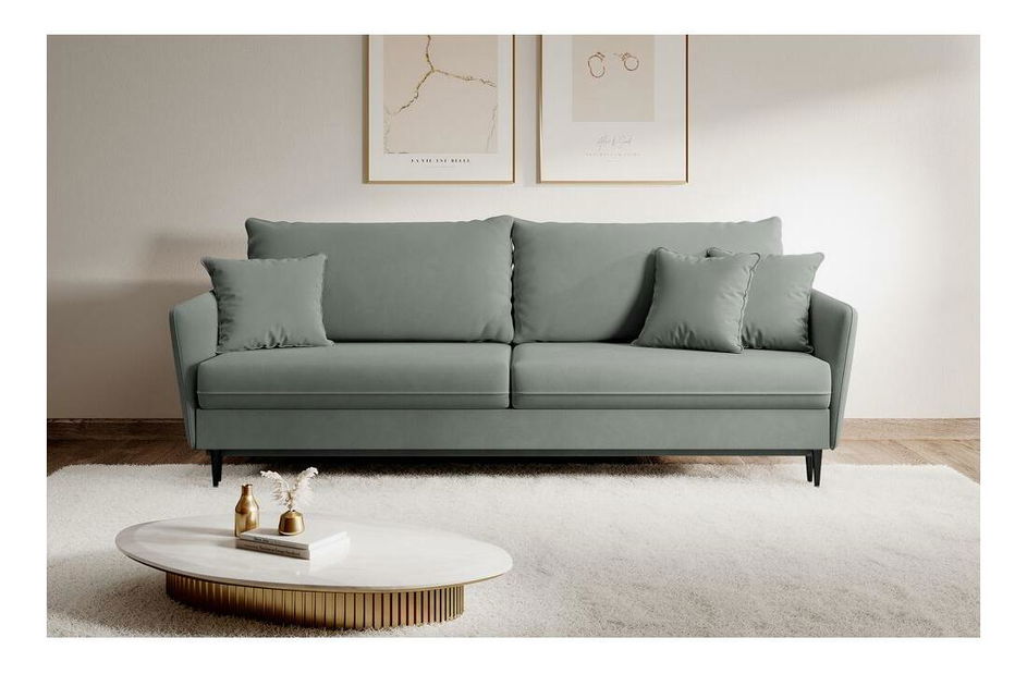 Pohovka trojsedačka Vivaldio (šedá + černá)