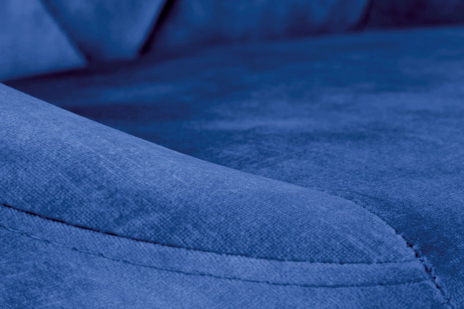 Barová židle Henrietta (tmavě modrá + černá)