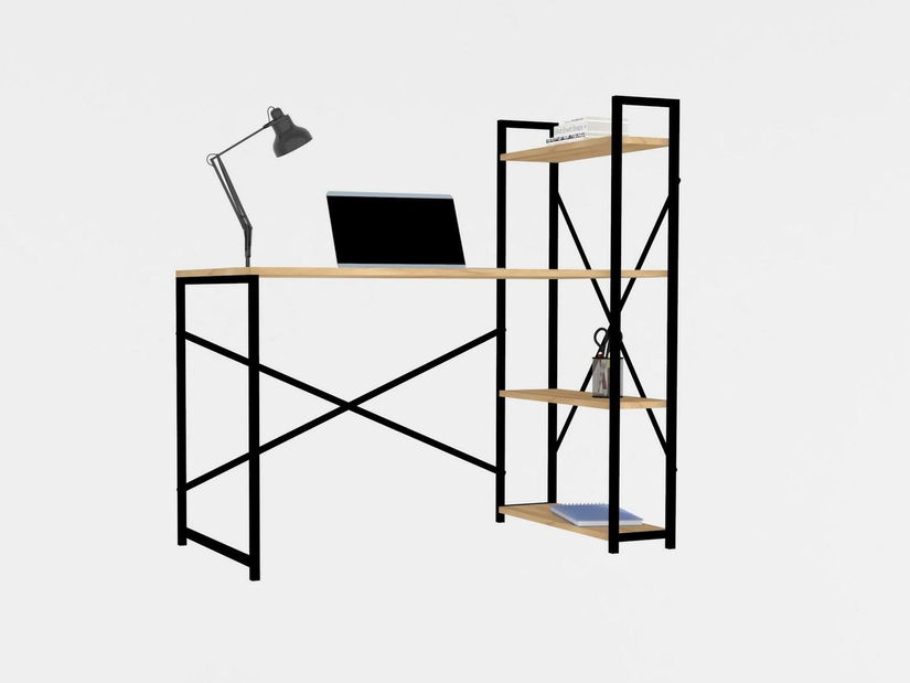 PC stolek Kulevu (dub safírový)