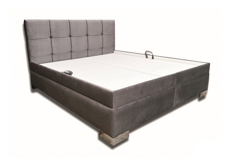 Manželská postel 180 cm Elissa (bez matrace) (s roštem lamelovým)