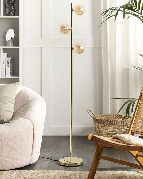 Stojící lampa Rams (zlatá)