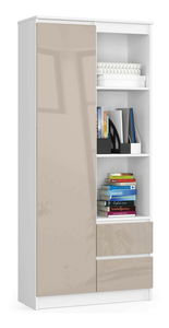 Regál Rehana (bílá + cappuccino lesk)