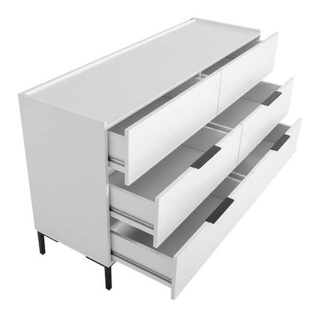 Komoda Seraphina 6 (bílá)