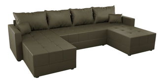 Rohová sedací souprava U Duna (hnědá)