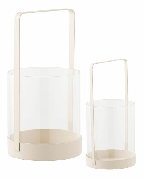 Svícen 2 ks Hsidina 1 (béžová)