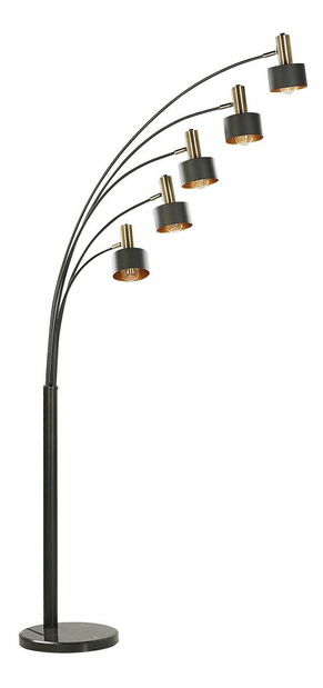 Stojanová lampa Alvina (černá)