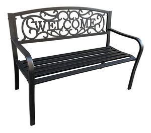 Zahradní lavička Ilona (černá)