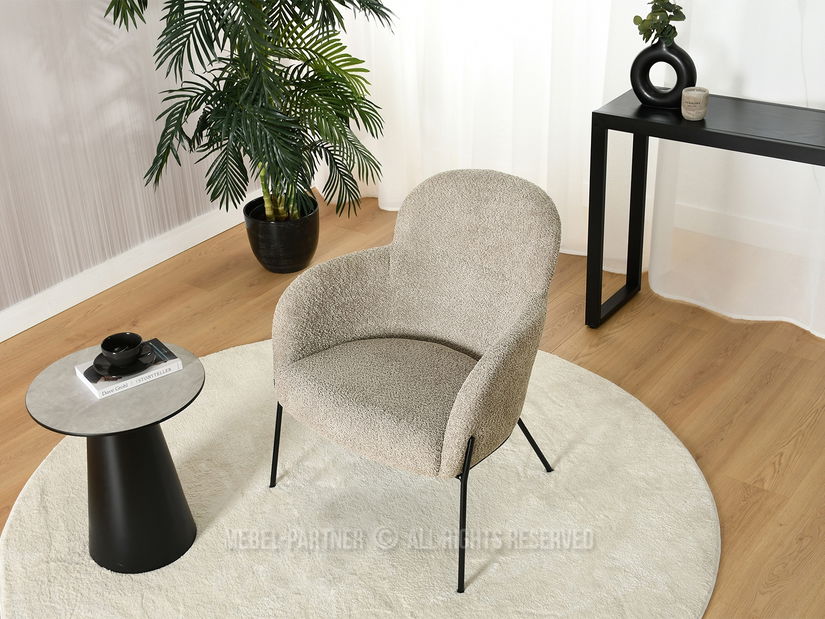 Křeslo Baggie F (béžová + černá)