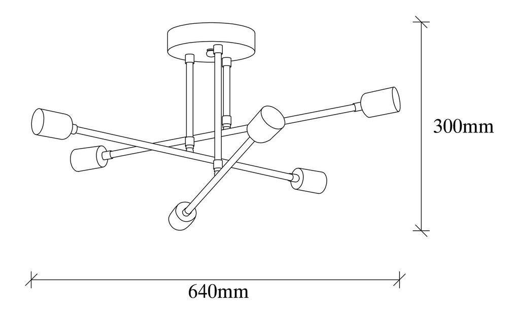 Stropní svítidlo Flowy 174