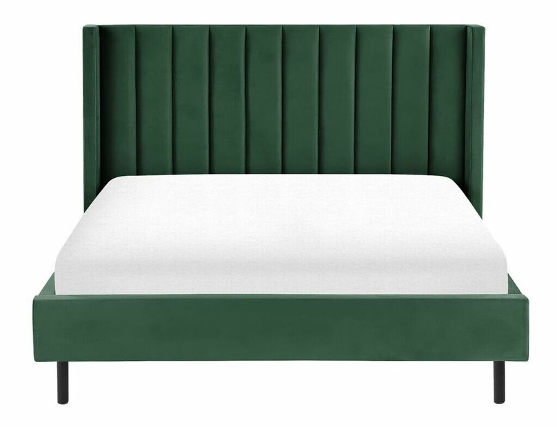 Manželská postel 160 cm Vinea (zelená) (s roštem)