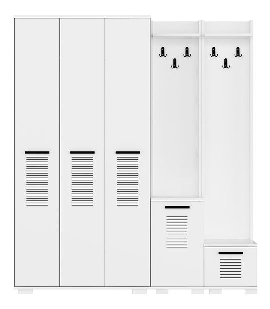 Předsíňová sestava Vipapo 3 (bílá)