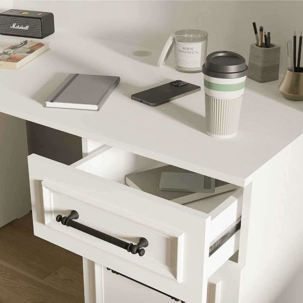 PC stolek Gefarotta 1 (bílá)