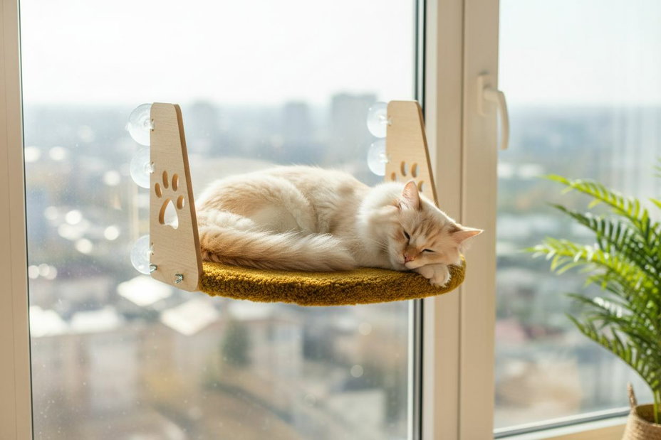 Závěsný pelíšek pro domácí zvíře Wiana (žlutá)