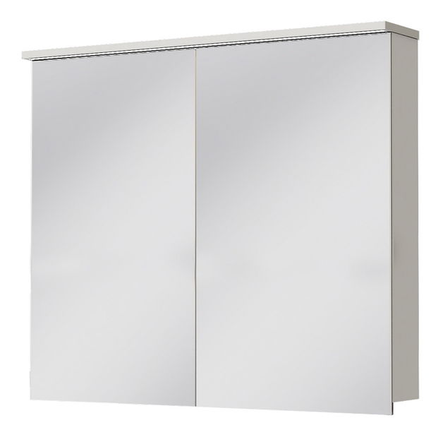 Koupelnová skříňka na stěnu Juventa Monza MnMC-90 W (se zrcadlem) (s osvětlením)