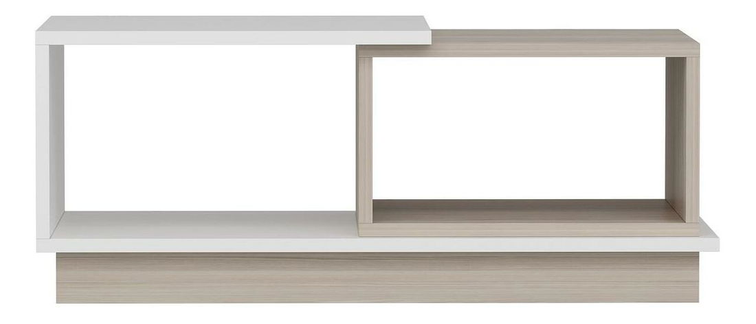 Konferenční stolek Valery (bílá + dub)