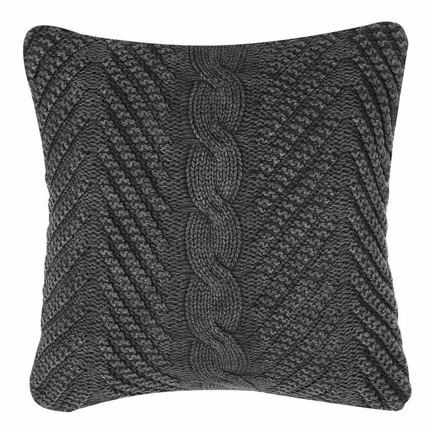 Polštář 45 x 45 cm KONDE (bavlna) (šedá)