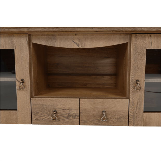 Vitrína na stěnu Valiara DA16 (dub lefkas)