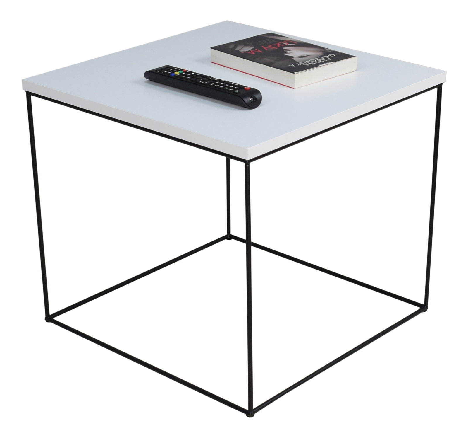 Konferenční stolek Elinas (černá + bílá)