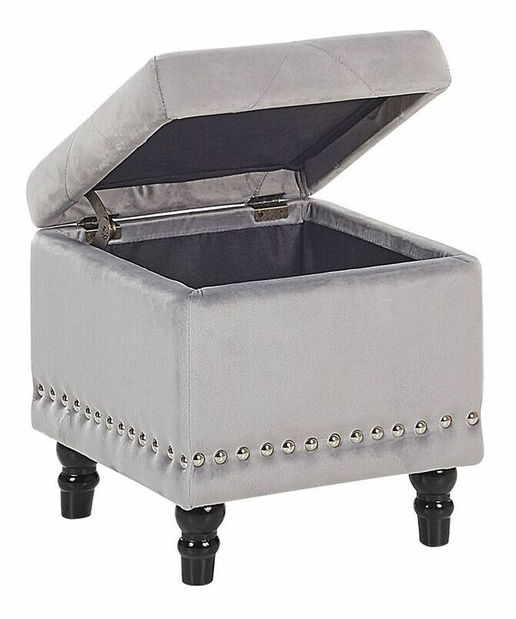 Taburetka LARIO (světle šedá) (s úl. prostorem)