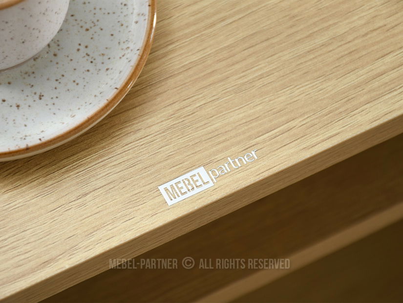 Konferenční stolek Entrana (dub + bílá)