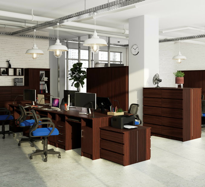 PC stolek Asegura (wenge)