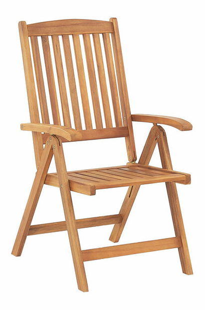 Zahradní set Jakarta (světlé dřevo) (s polštáři)