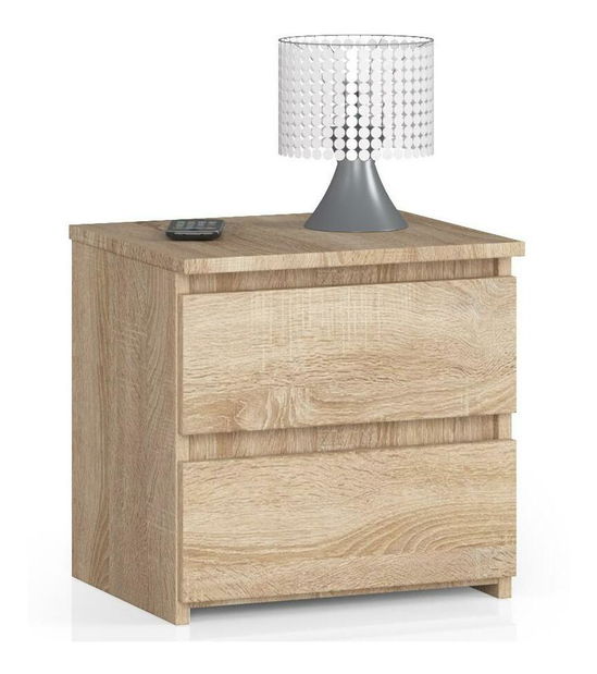 Noční stolek Cleania CL2 (dub sonoma)