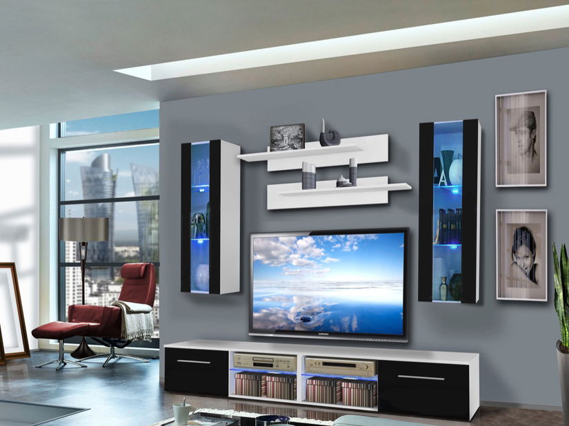 Obývací stěna Tubus 25 WS TU B2 (s osvětlením)