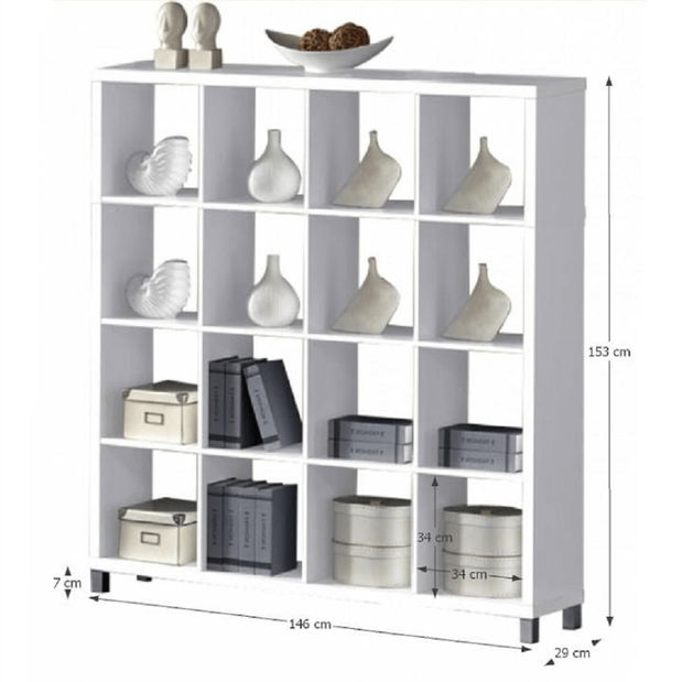 Regál Tansley New 6 CB 404 bílá