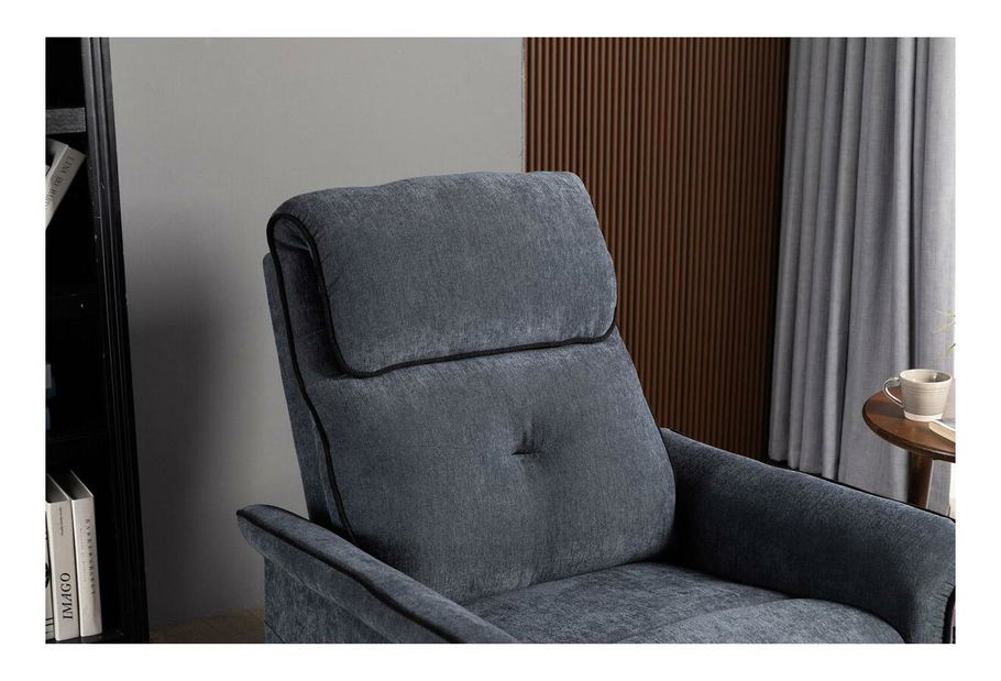 Polohovací křeslo Trato (šedá)