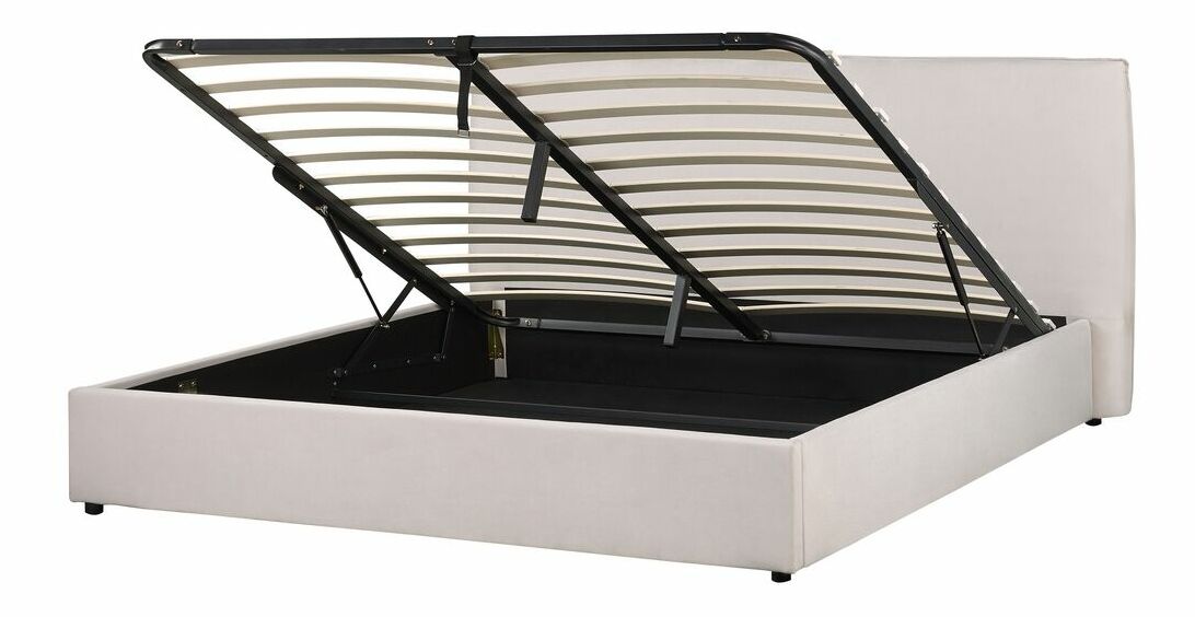 Manželská postel 180 cm Lavza (bílá)