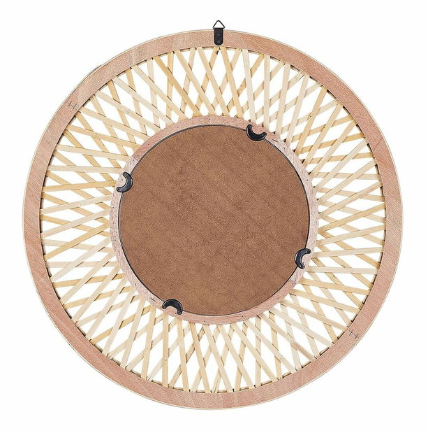 Nástěnné zrcadlo Bertil (světlé dřevo)