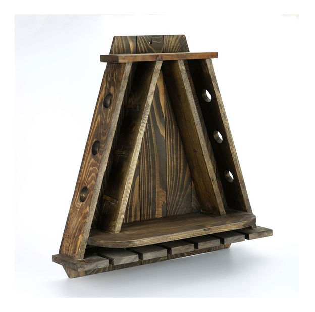 Kuchyňská police Baboma 21 (dub tmavý)