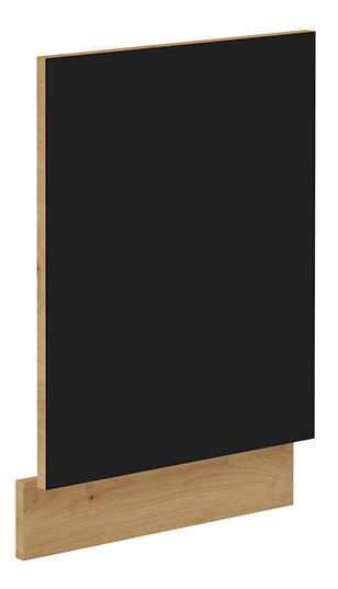 Dvířka na myčku Meriel ZM 570x446 (černá + dub artisan)