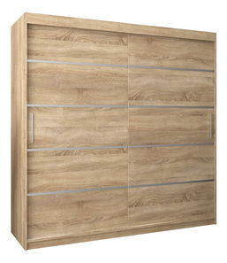 Šatní skříň 250 cm Verika 1 250 (dub sonoma)