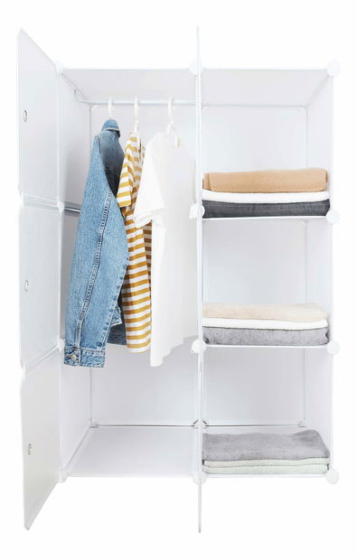 Modulárna skříň Mogul (bílá + vzor)