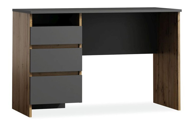 PC stolek Babara (antracit + dub wotan)