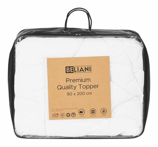 Přehoz na postel YNGA 90x200 (bílá)