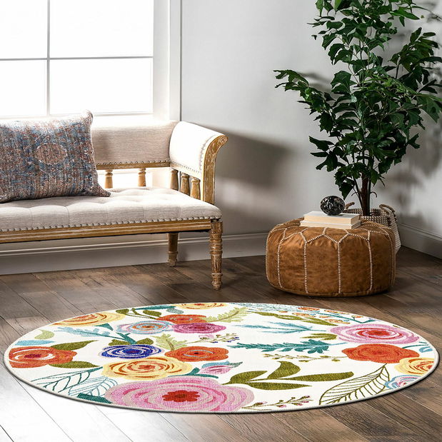 Koberec 90 x 90 cm Kecke 68 (krémová)