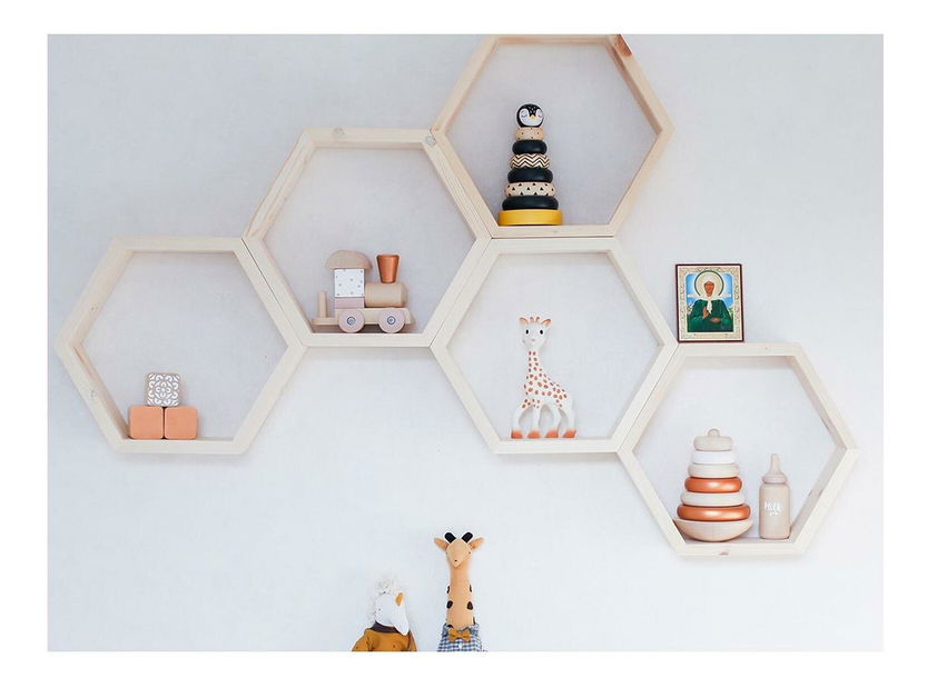 Set 4ks. polic Baboma 22 (ořech)