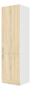 Potravinová kuchyňská skříňka Sylrona 60 DK 210 2F (dub sonoma + bílá)