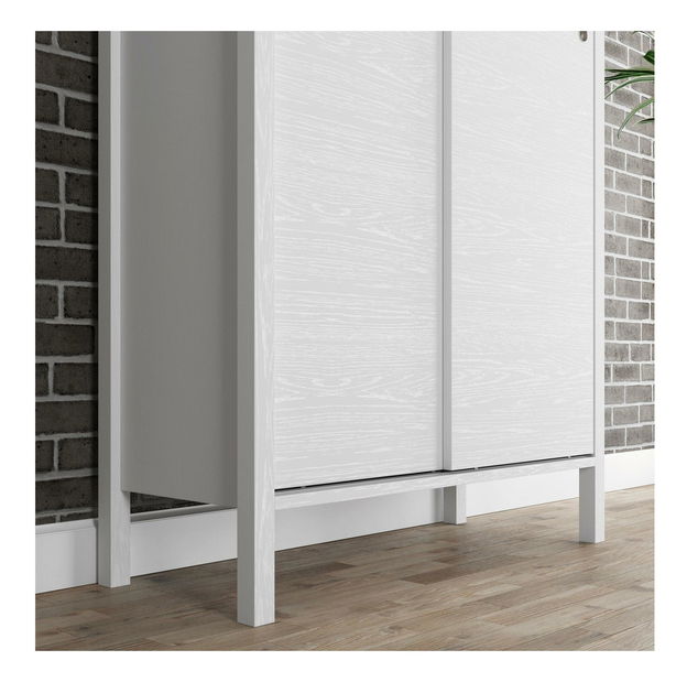 Botník (skříňka na boty) Franc 42 (bílé dřevo)