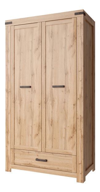 Šatní skříň Mateo 2d1s (dub wotan)