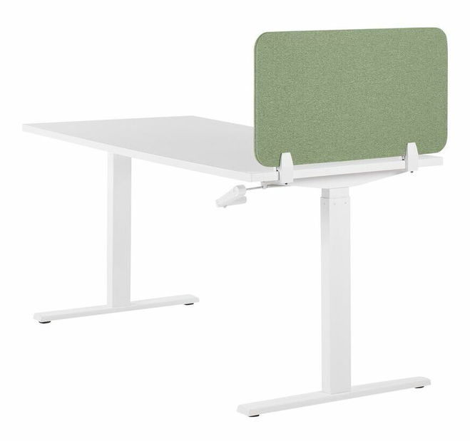 Přepážka na pracovní stůl 80 x 40 cm Walda (zelená) *výprodej