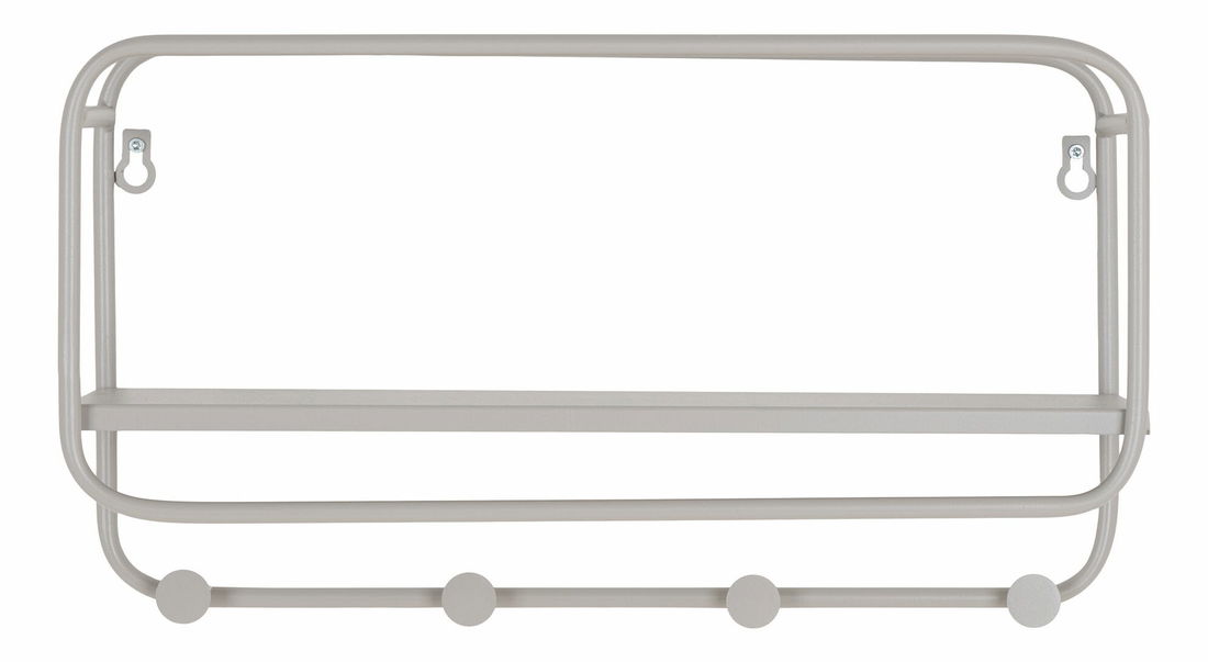 Nástěnný věšák Felmira 1 (šedá)