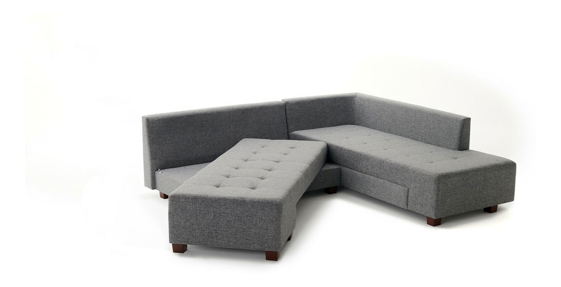 Rohová sedací souprava Madagascar (P) (Šedá)