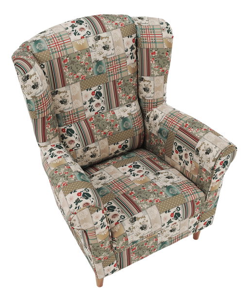 Křeslo ušák Charlie viorica 1