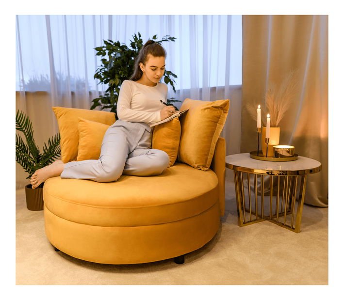 Křeslo Salina (žlutá)